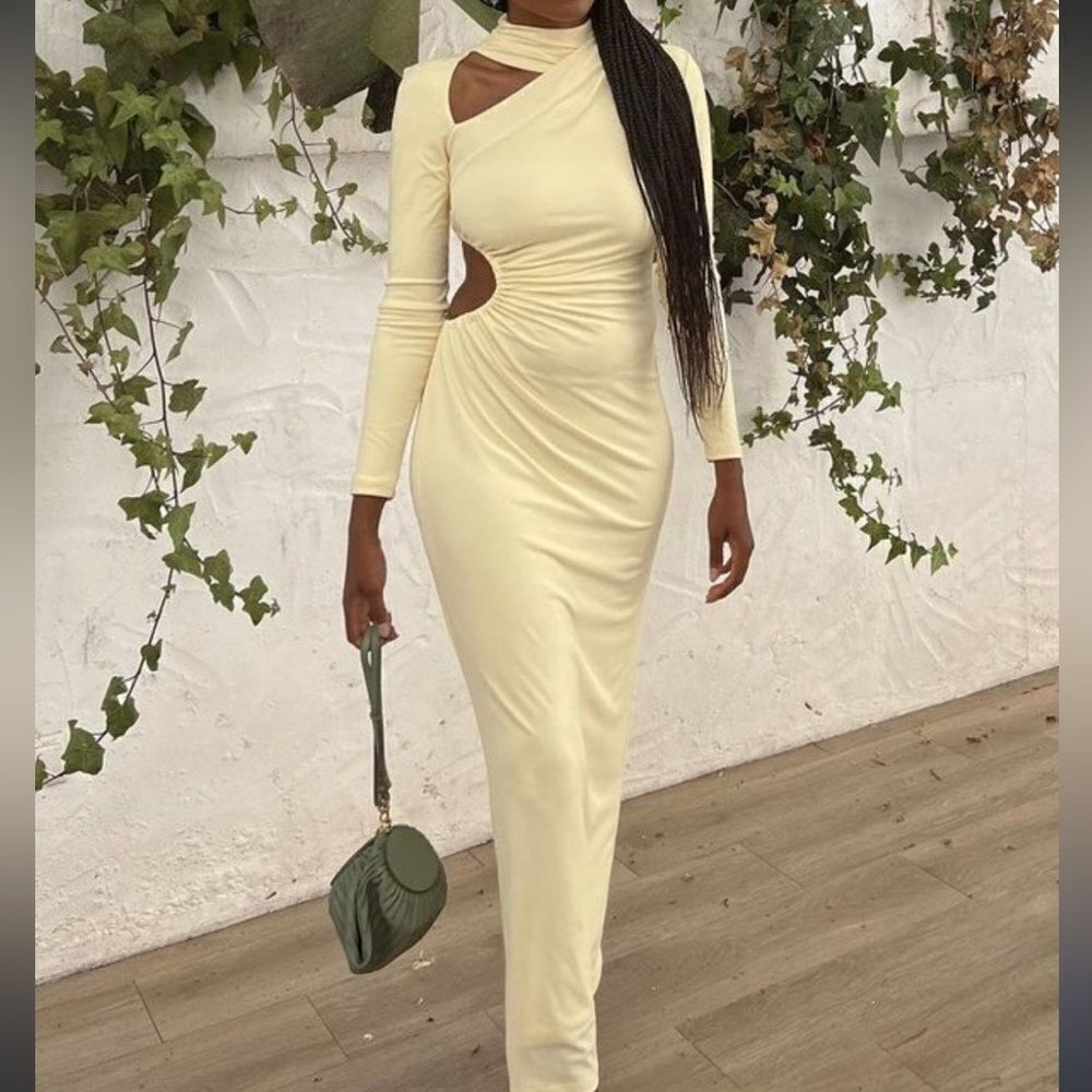 RARE Significant other Yellow maxi dress